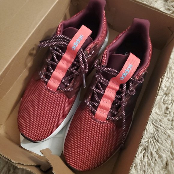 adidas Burgundy Athletic Shoes with Pink Accents.. like new condition - Picture 1 of 11